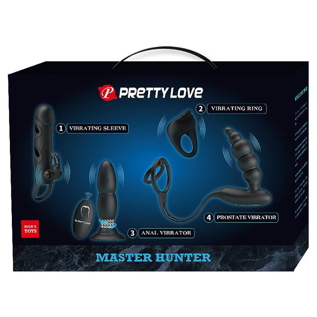 Kit Caixa de Luxo Masculina com 4 Peças Master Hunter - Pretty Love