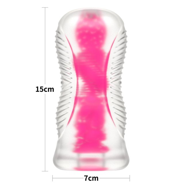 Masturbador que Brilha no Escuro 6.0'' Lumino Play Masturbator Pink Glow - Lovetoy