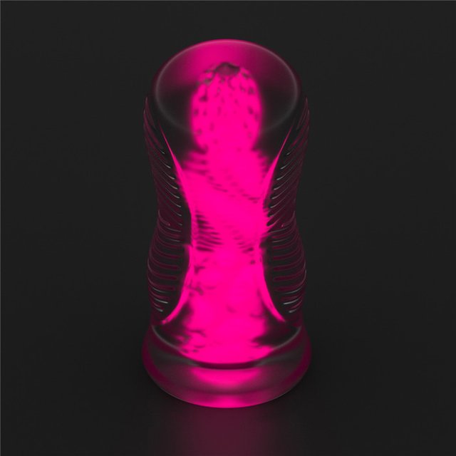 Masturbador que Brilha no Escuro 6.0'' Lumino Play Masturbator Pink Glow - Lovetoy