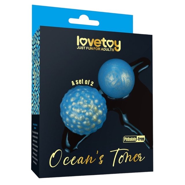 Kit de Bolas de Pompoarismo em Silicone Ocean's Toner Egg Set - Lovetoy