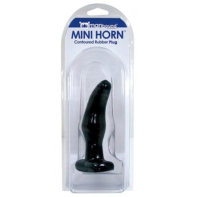 Plug Anal Chifre Flexível e Curvado Mini Horn - Manbound