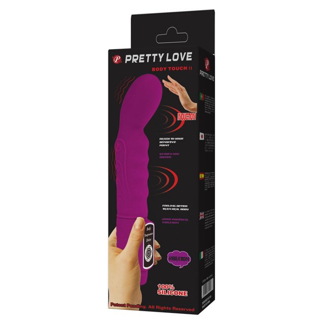 Vibrador Ponto G com Sensor de Toque Body Touch II - Pretty Love