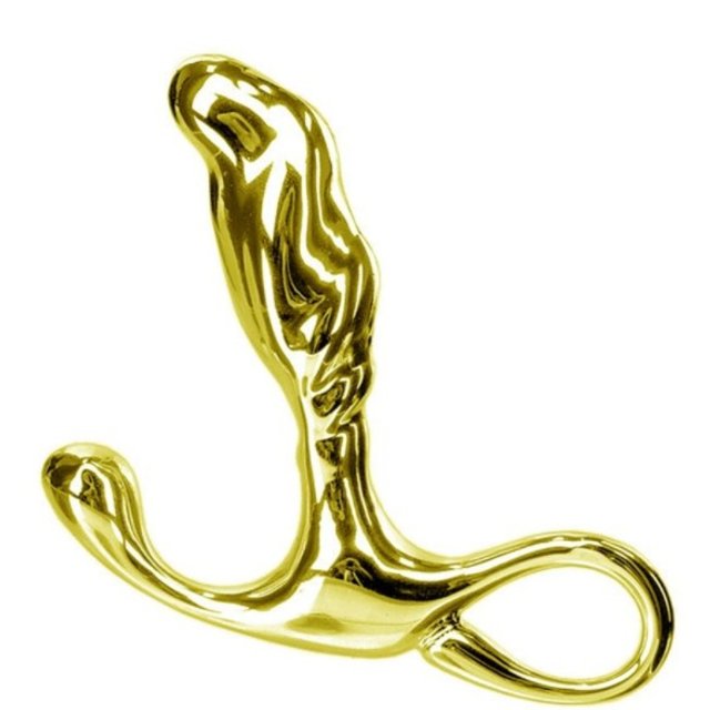 Estimulador de Próstata em Metal Dourado - Hard