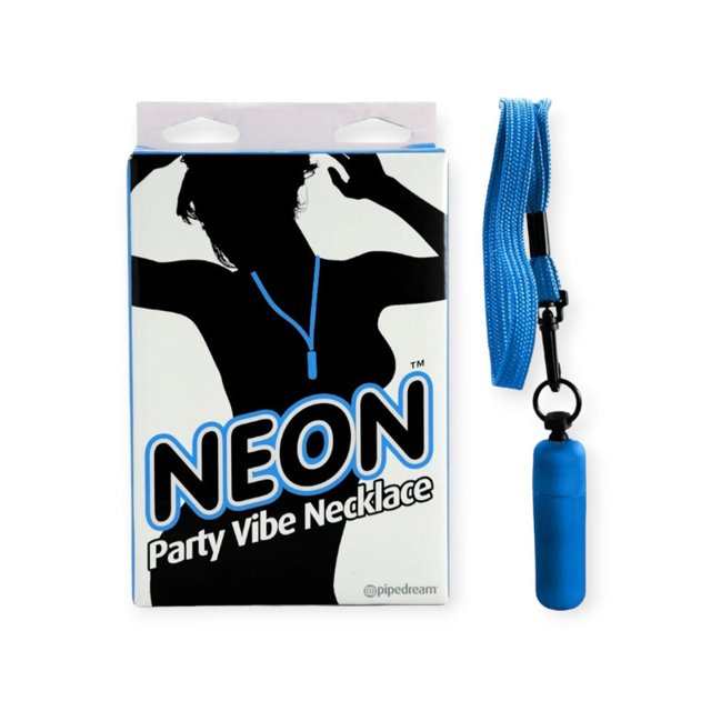 Colar com Cápsula Vibratória Neon Party Vibe Necklace - Pipedream