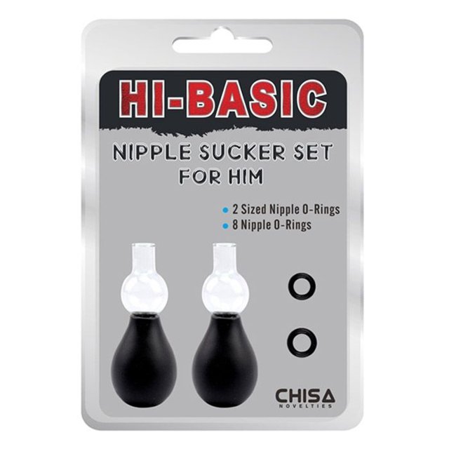 Estimulador de Mamilos Masculinos com Sucção Manual - Hi Basic