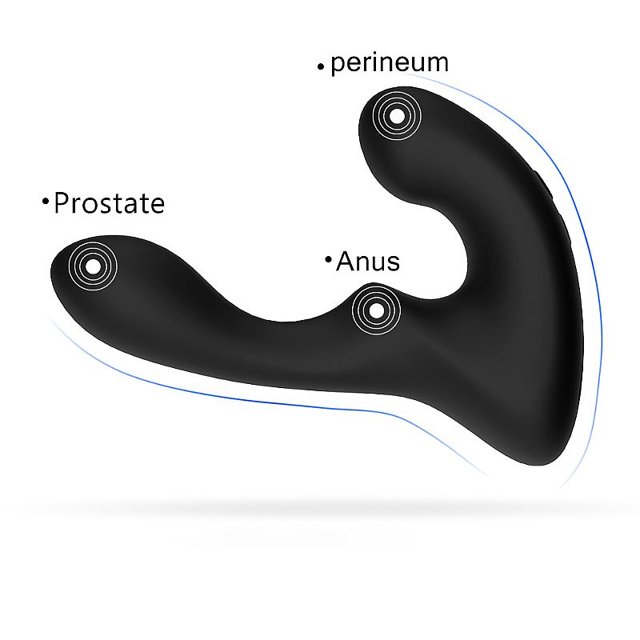 Estimulador de Próstata 9 Modos de Vibração Recarregável com Controle Remoto Landys- RCT – S-Hande