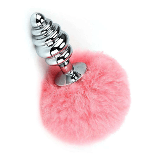 Plug Anal Cnico 4cm com Rabo de Coelho Rosa - Lovetoys | EroticPoint Megastore l Sexshop Online Plug Anal Cnico 4cm com Rabo de Coelho Rosa - Lovetoys | EroticPoint Megastore l Sexshop Online