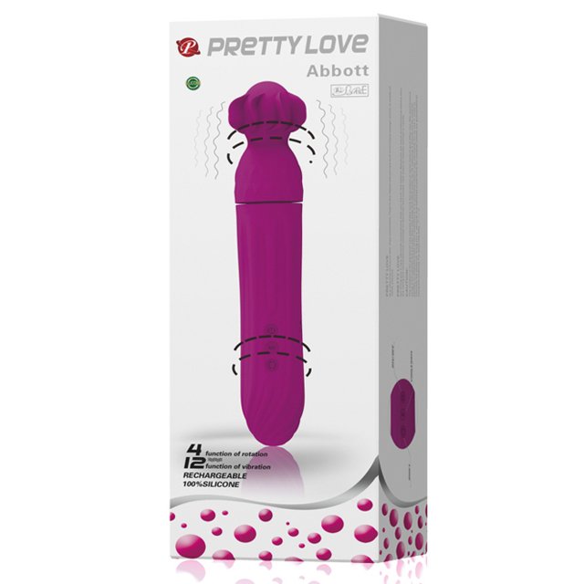 Vibrador Rotativo com 12 modos de Vibração Abbott - Pretty Love