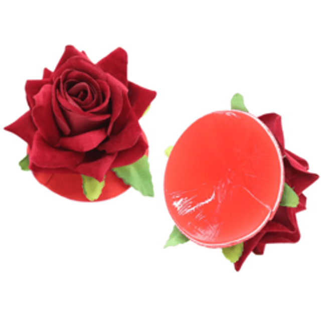 Adesivo para Mamilos Flor Vermelha Coleção Fetiche - Lovetoys