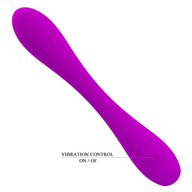 Vibrador para Casal Flexível com 12 Modos de Vibração Yedda Roxo - Pretty Love 