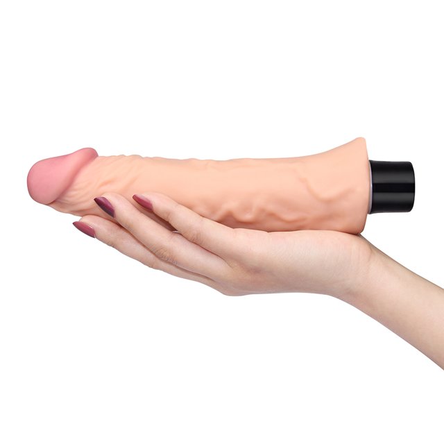 Pênis Realístico 20cm com Vibração 8" Real Softee Vibrating Dildo - Lovetoy