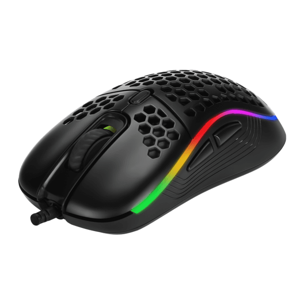 Mouse Marvo, M518, RGB, Ultra Leve, 4800 DPI, USB