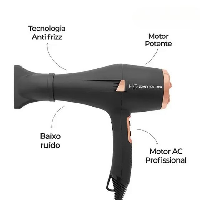 Secador de cabelo MQ Professional Orion Pro marsala 127V