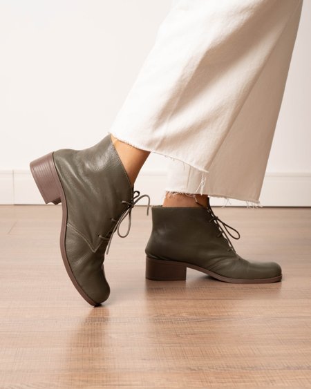 coturno casual coturno verde militar feminino
