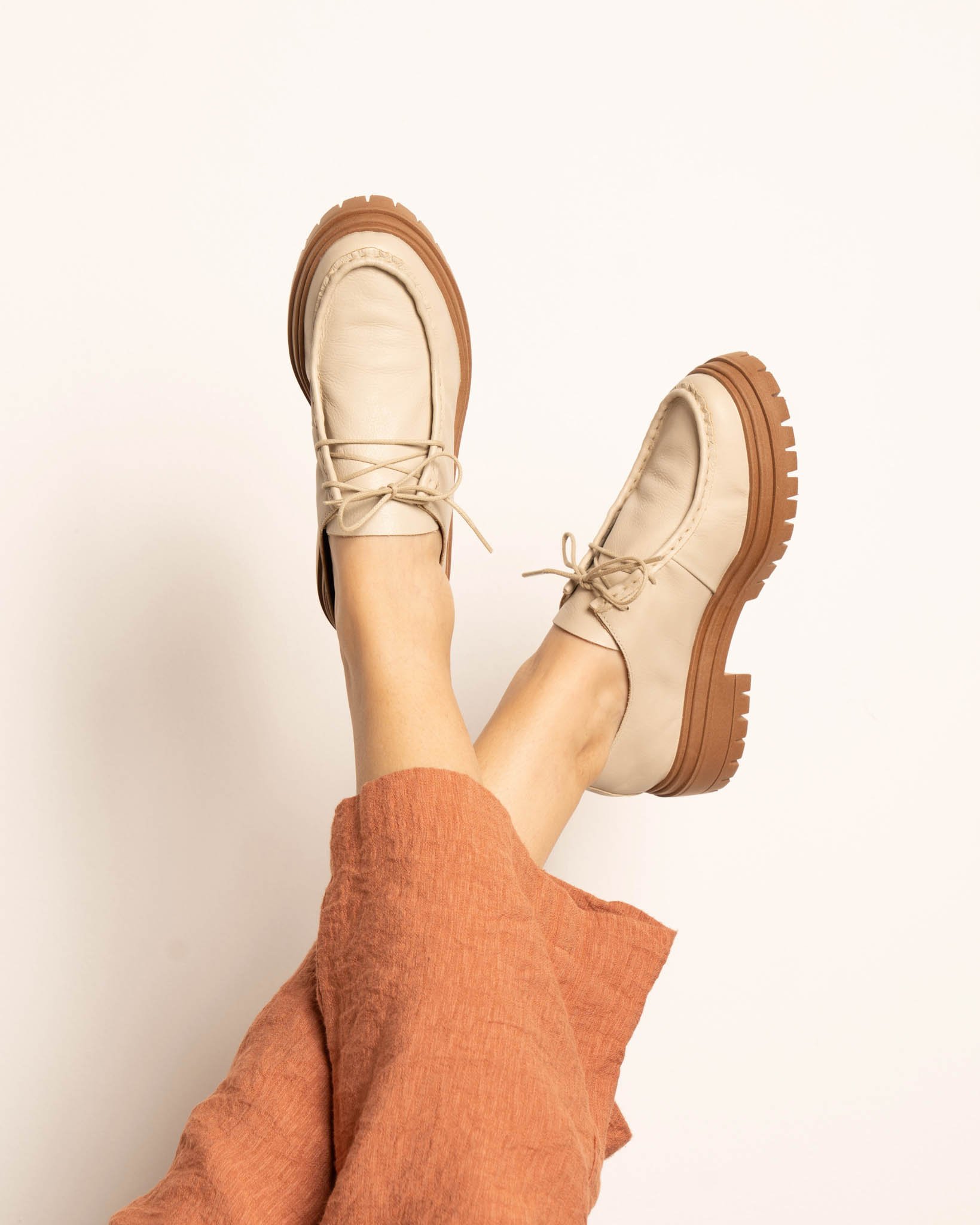 Oxford Couro London Creme | Meu Sapato Colorido | Meu Sapato Colorido