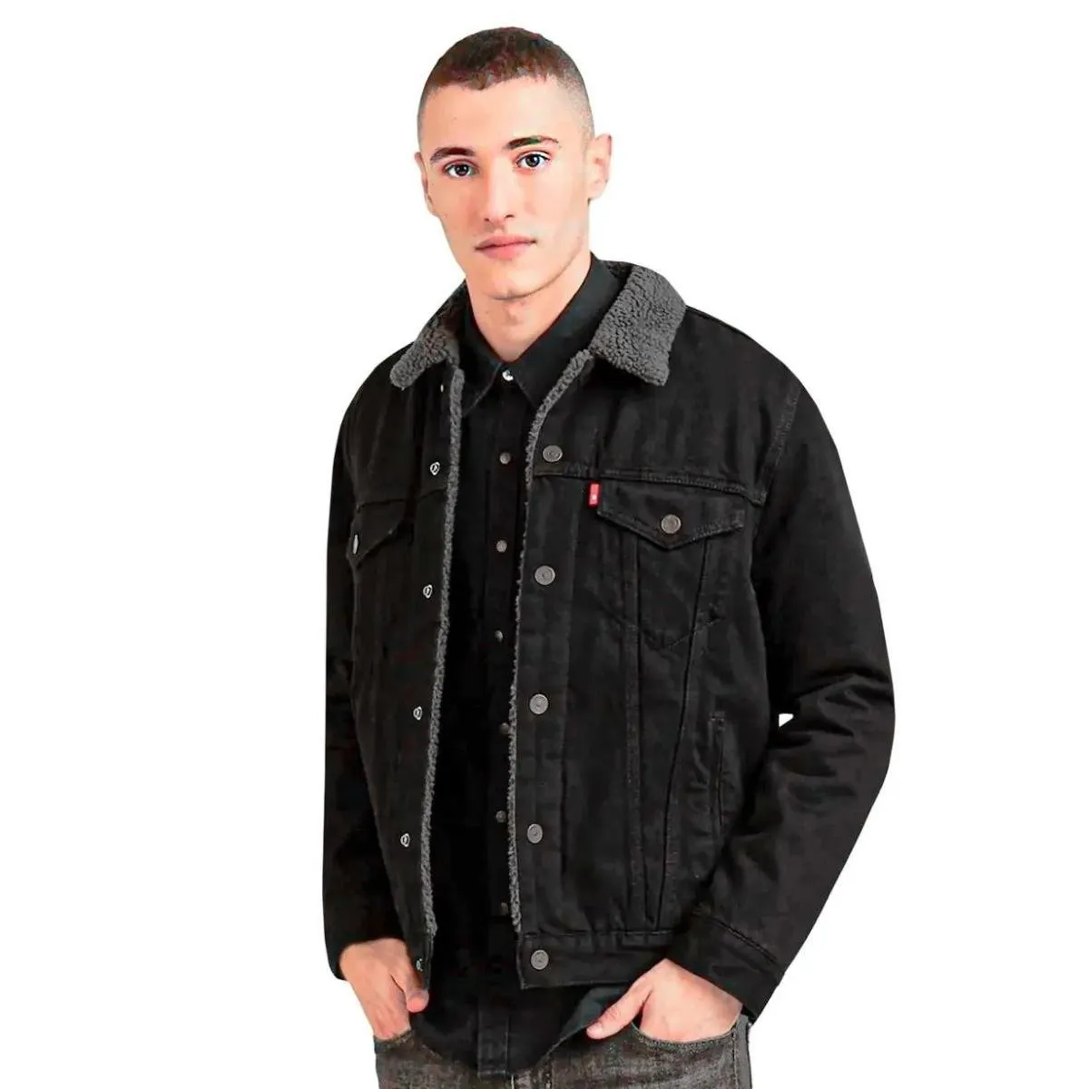 Jaqueta Jeans Forrada Masculina Levis JAQUETA MASCULINA CASUAL