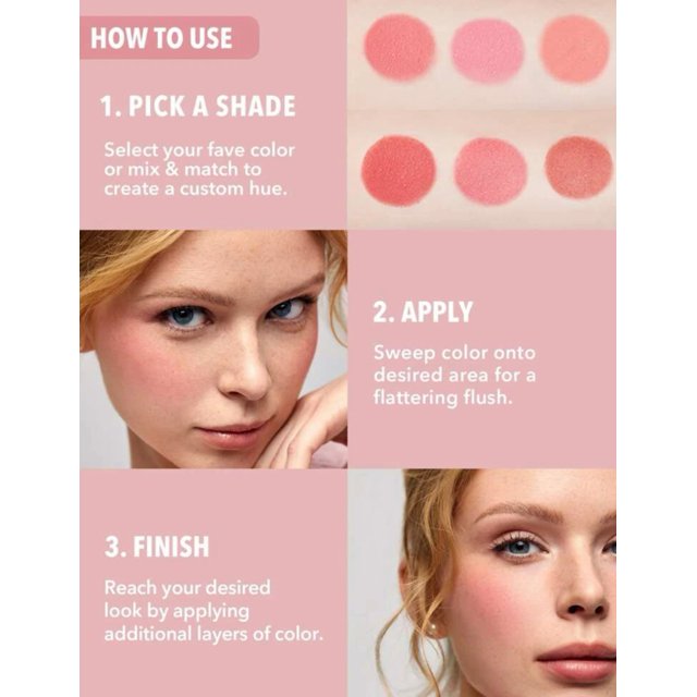 Paleta de blush floral flush Sheglam Loja Beleza Exterior