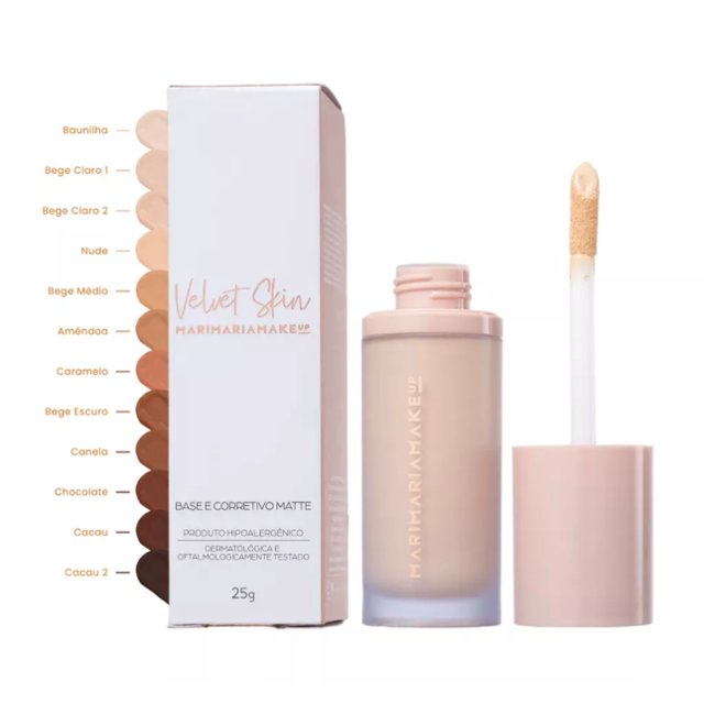 Base e Corretivo Matte Velvet Skin Mari Maria | Loja Beleza Exterior