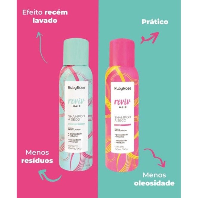 Shampoo a seco Ruby Rose Loja Beleza Exterior