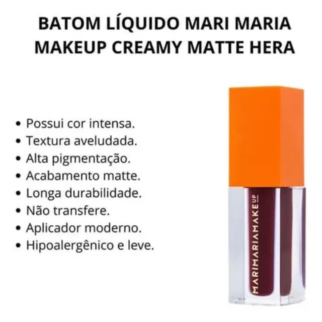 Batom Líquido Creamy Matte Mari Maria Loja Beleza Exterior 5474