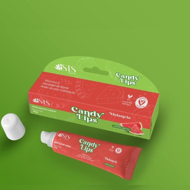 Candy Lips Hidratante Labial SIS MAKEUP Loja Beleza Exterior