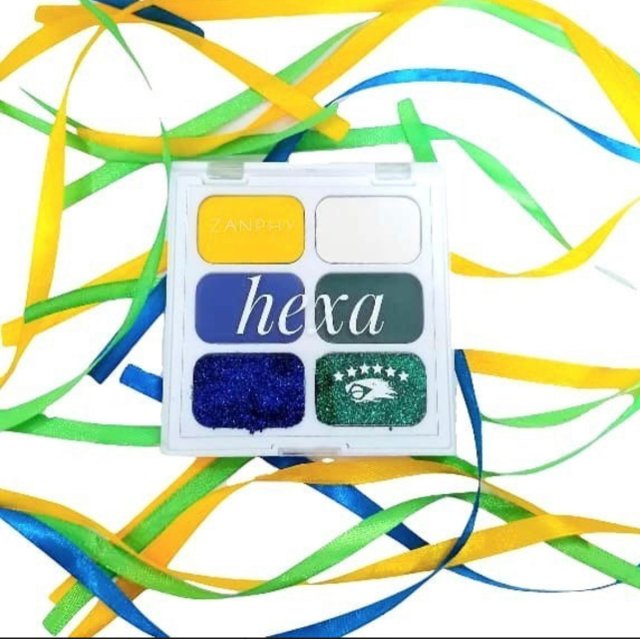 Paleta de Sombra Zanphy Multifuncional Hexa Loja Beleza Exterior