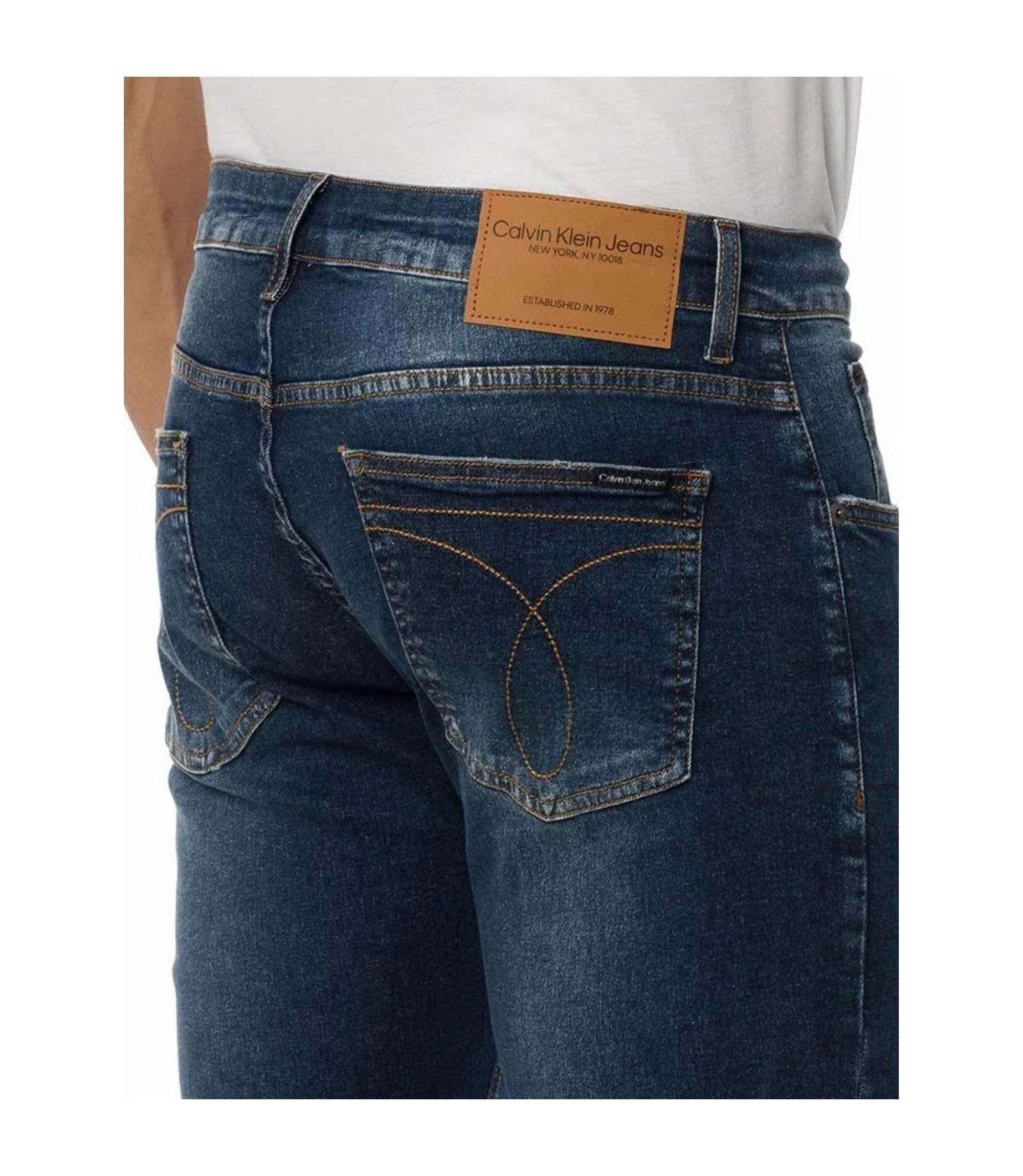 Stretch Jeans Calças Jeans Masculinas Calvin Klein Calça