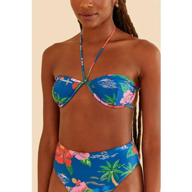 Bikini top FLORAL BRUSH RIO - C-Kupa - Trofé