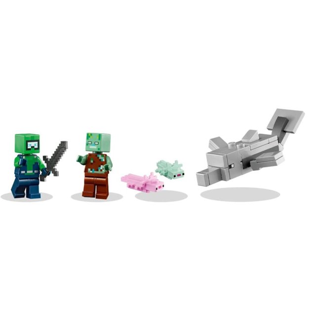 A Casa do Axolotl Lego Minecraft - Brinquedos de Montar e