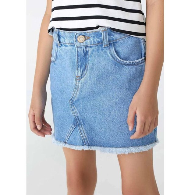 Saia jeans hot sale infantil hering