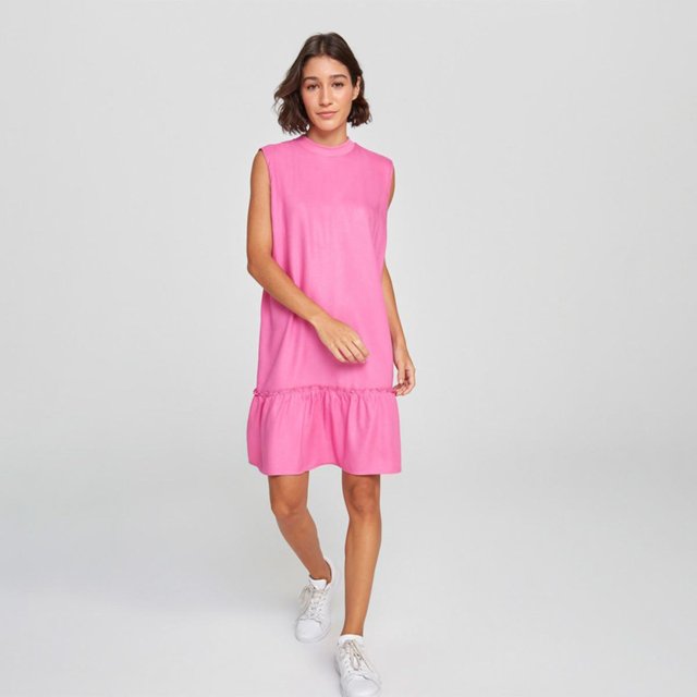 Vestidos Feminino Hering Rosa - Compre Já