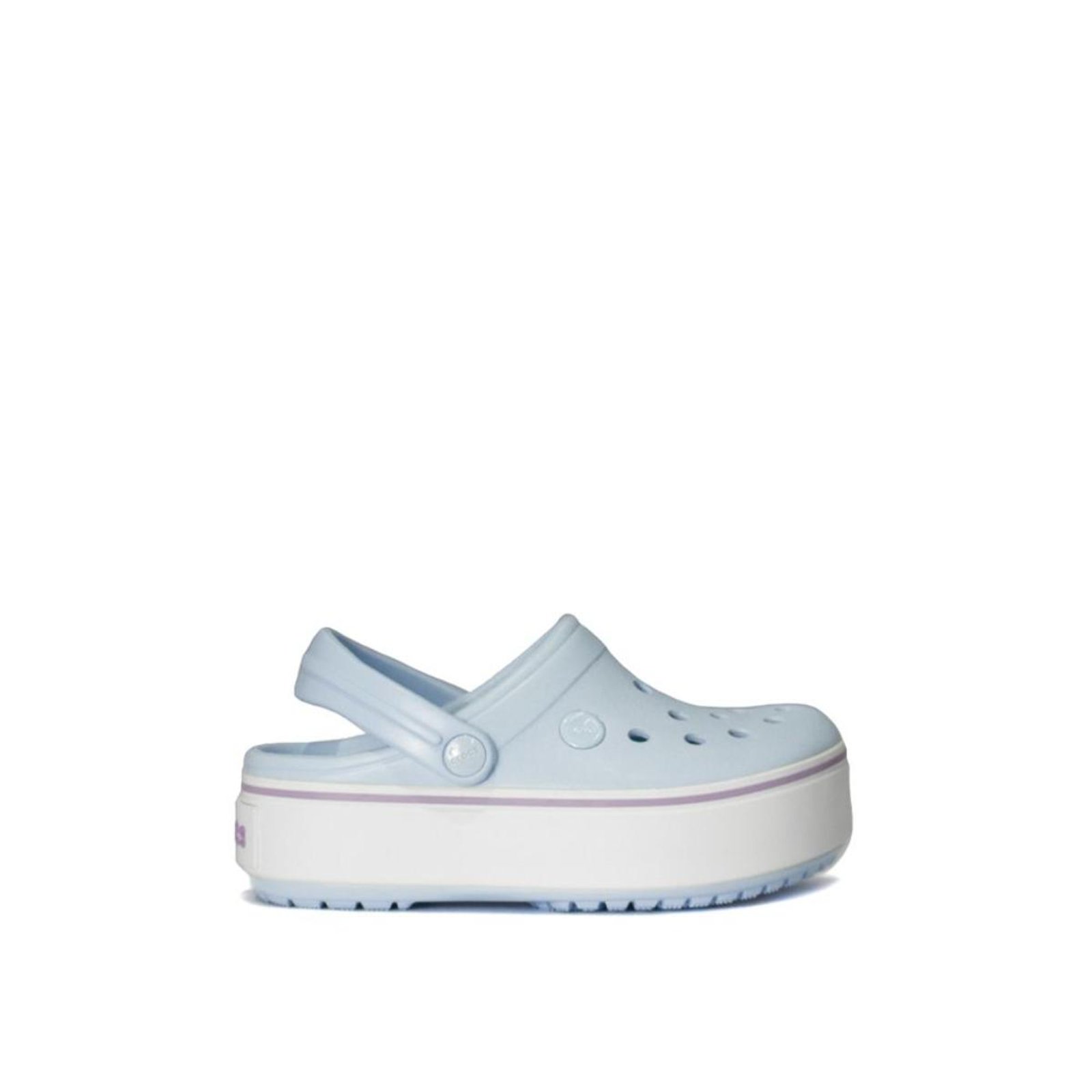 Crocs plataforma online azul