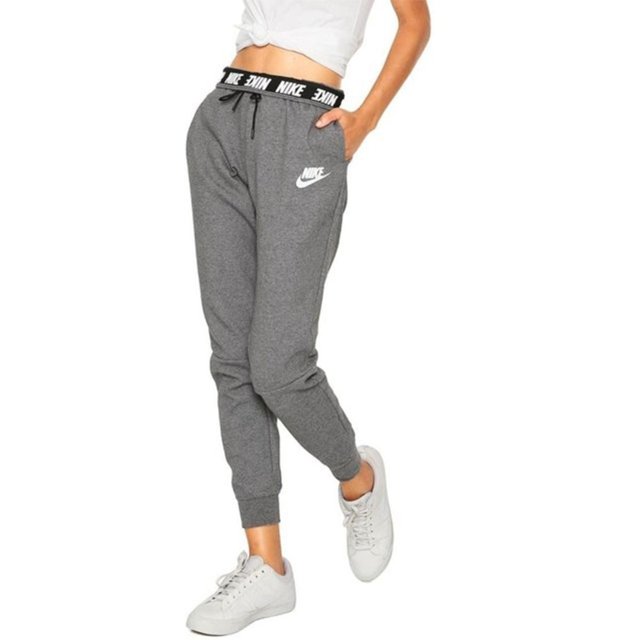 Calça feminina moletom hot sale nike