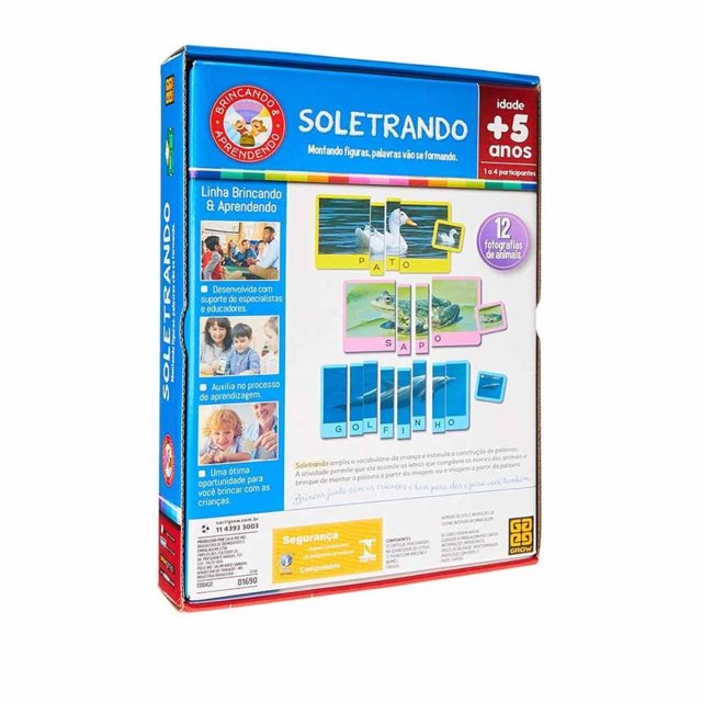 Jogo Infantil Soletrando - Loja Grow