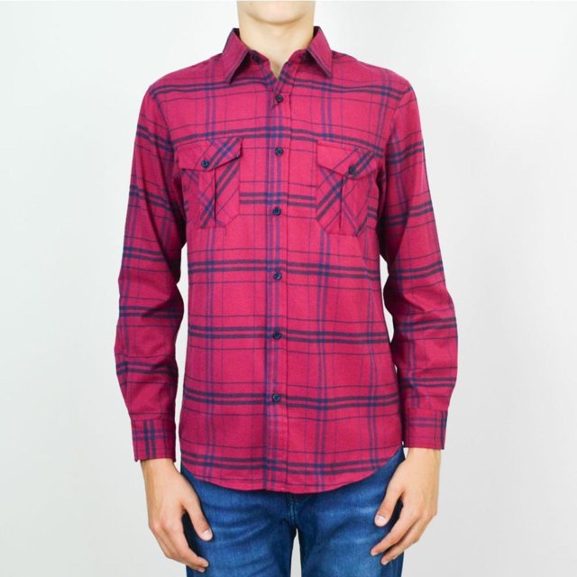 Camisa best sale xadrez rosa