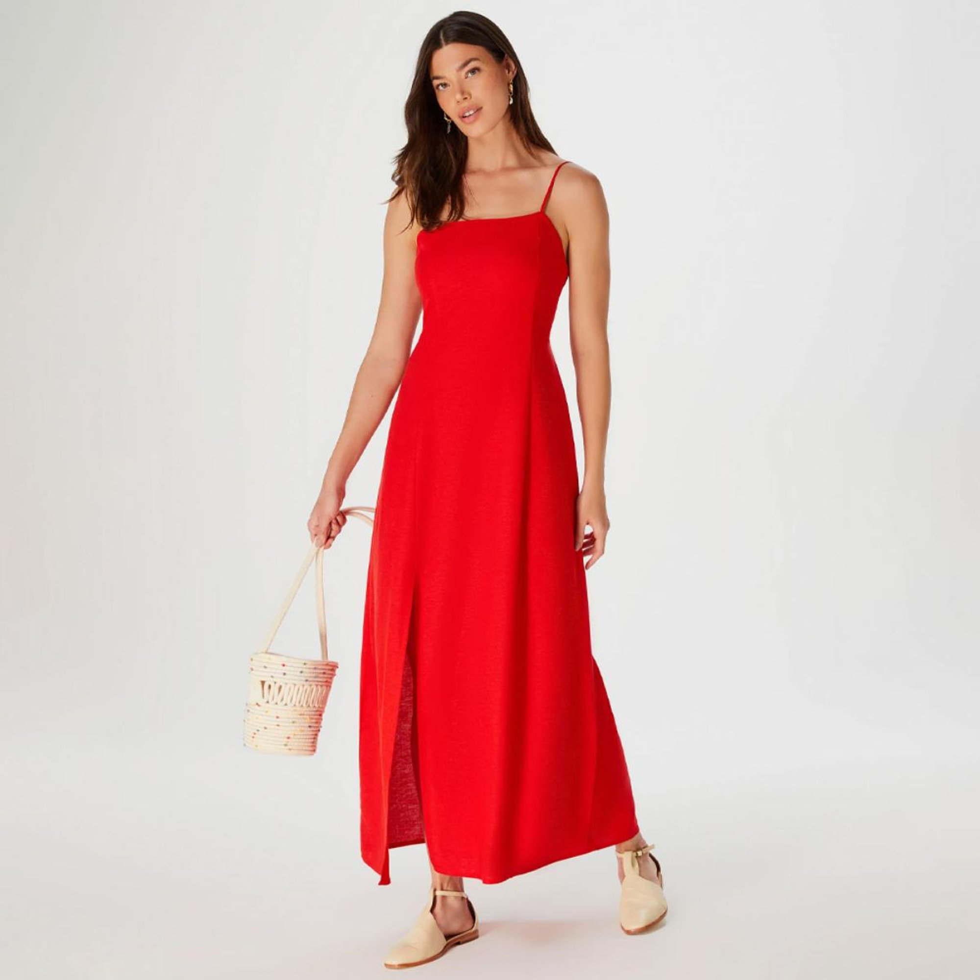 Vestido Branco Hering Vestido Longo Vestido Hering Midi Vestido