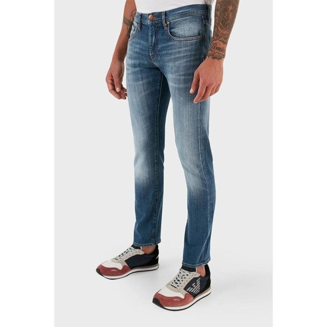 Calças jeans best sale armani masculina