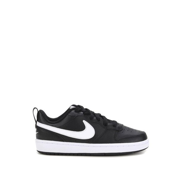 Tênis Nike Court Borough Low 2 Juvenil - Preto/Branco - Magazine Cazarini