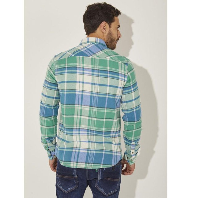 Camisa Colcci Textura Xadrez - Compre Agora