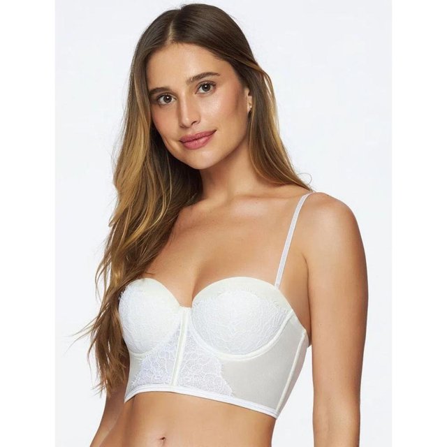 Longline Strapless Low Back Bra - Temu