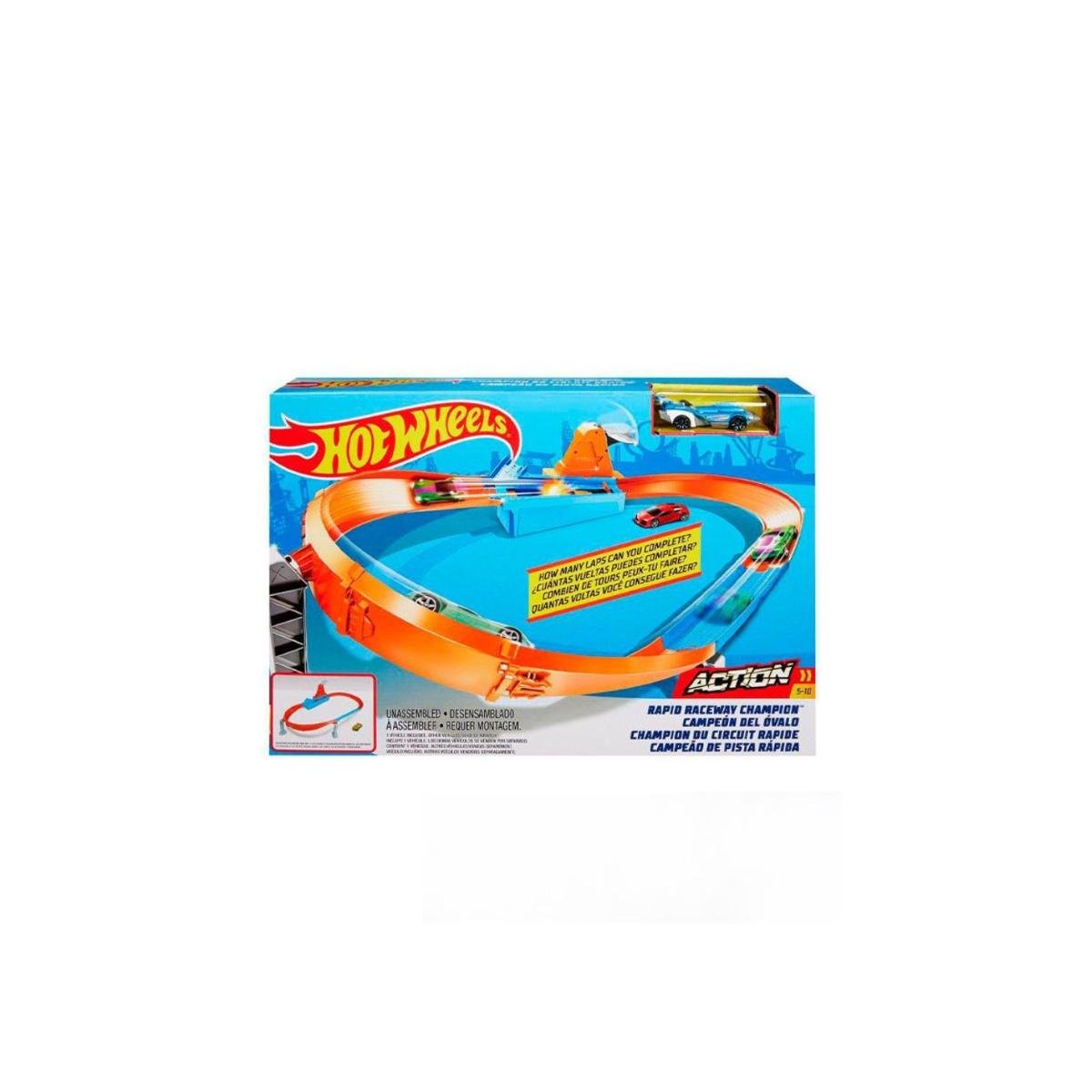 Pista Hot Wheels Action Campeonato De Corrida - Mattel - Lojas Quero Mais  Presentes - Loja de presentes em Pinhais