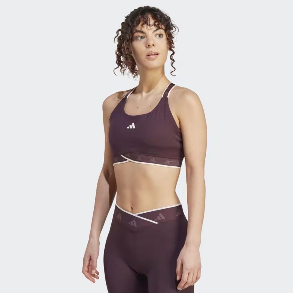 Top Adidas Yoga Essentials Suporte Feminino Preto