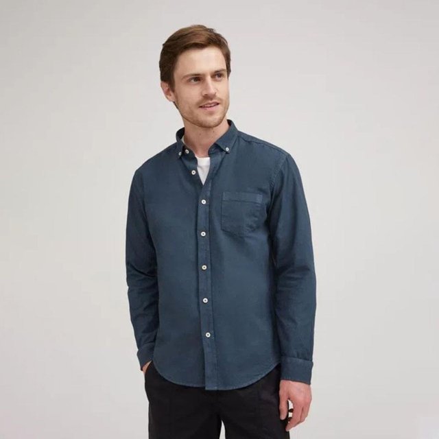 Camisa ML Oxford Tinturada Foxton Krause