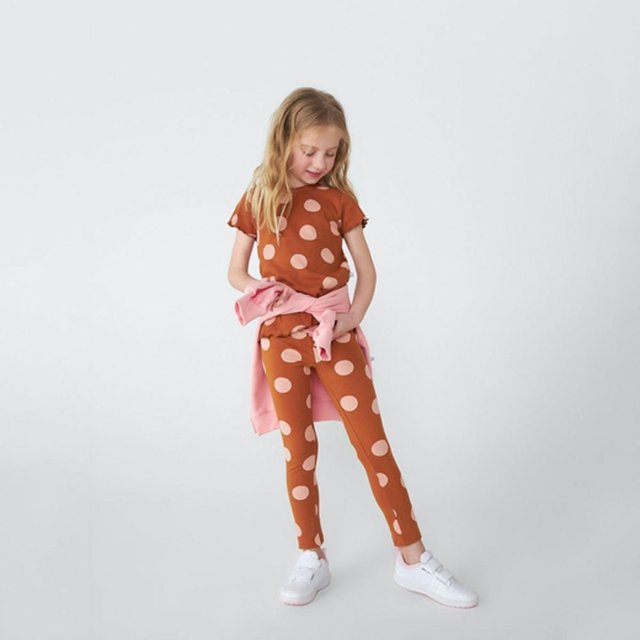 Calça Legging Infantil Menina em Malha Básica