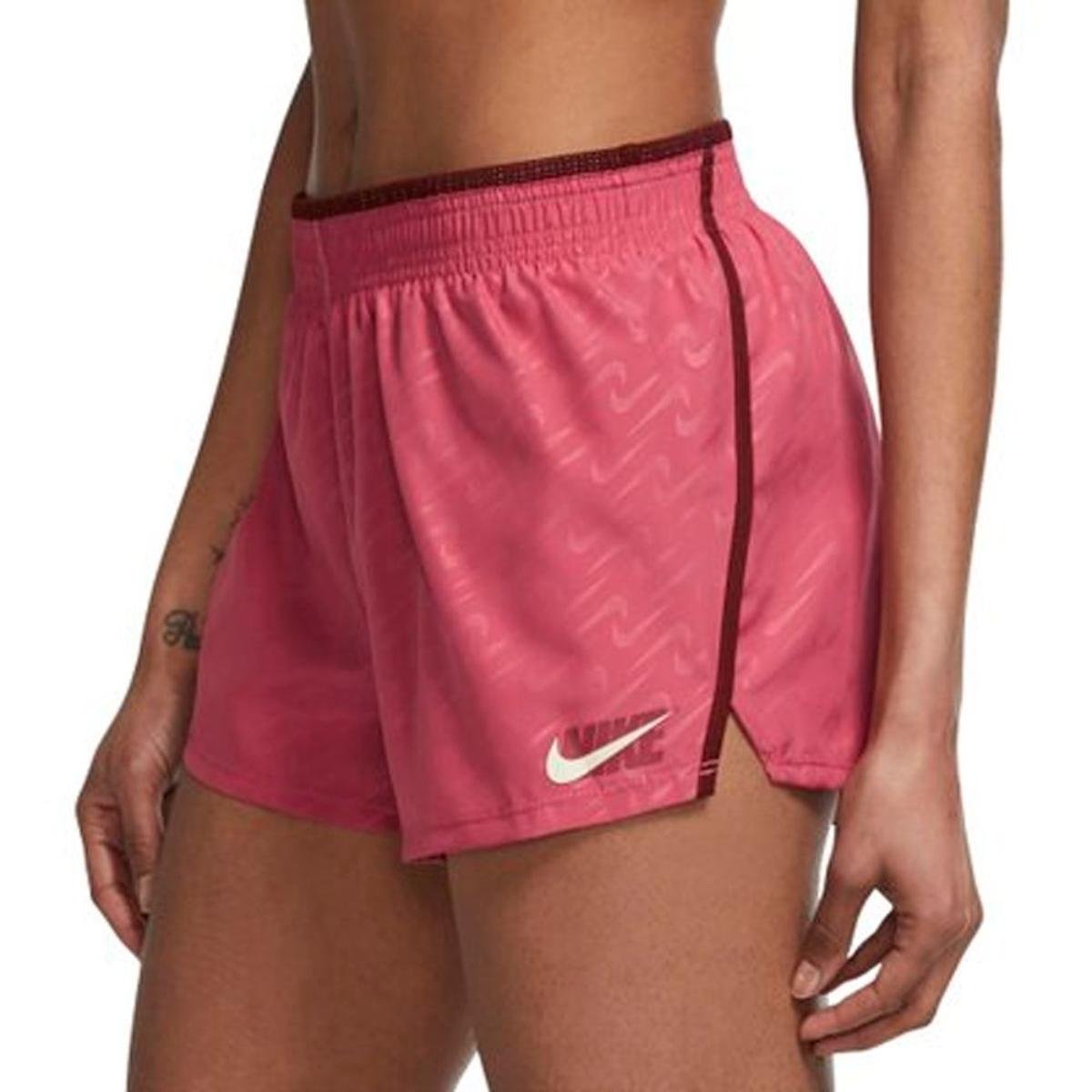 Nike Plus Size 3X Tempo Icon Clash Pink Workout Shorts Retail $35