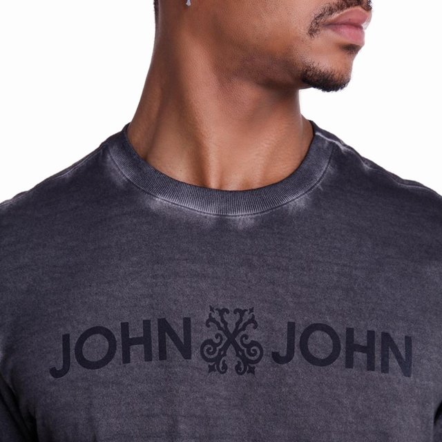 Camiseta John John Logo Mescla Masculina 42.54.2244