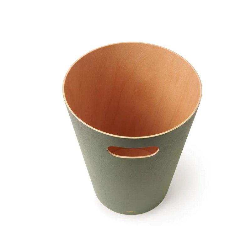 Cestino Spazzatura Umbra Woodrow 7,5L In Legno Di Faggio - Design Moderno Per Bagno O Ufficio - Foto 5