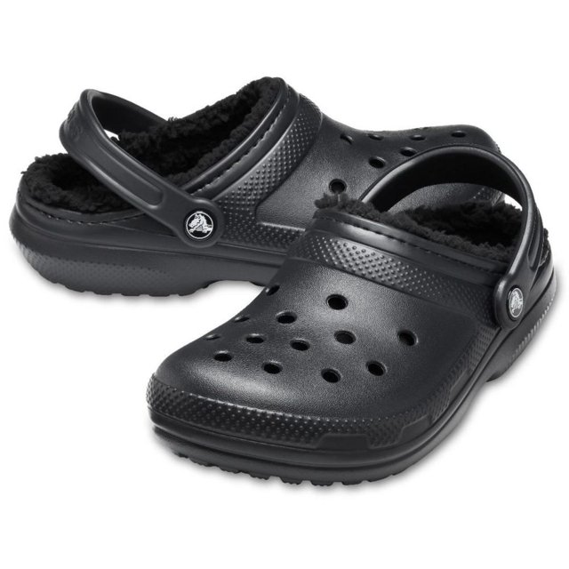 fuzzy clog crocs