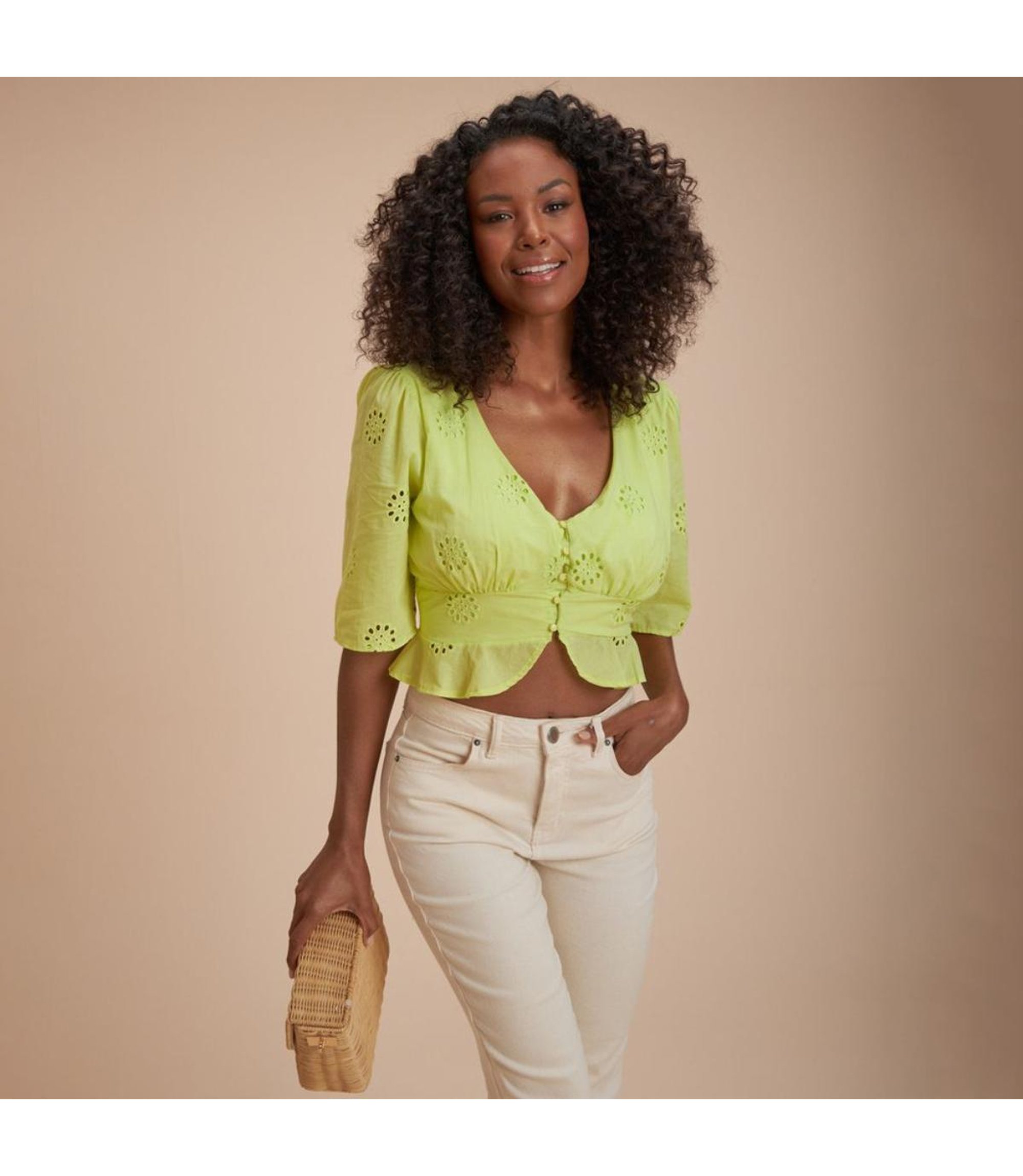 Blusa Feminina Laise Doce Trama | Lojas Krause