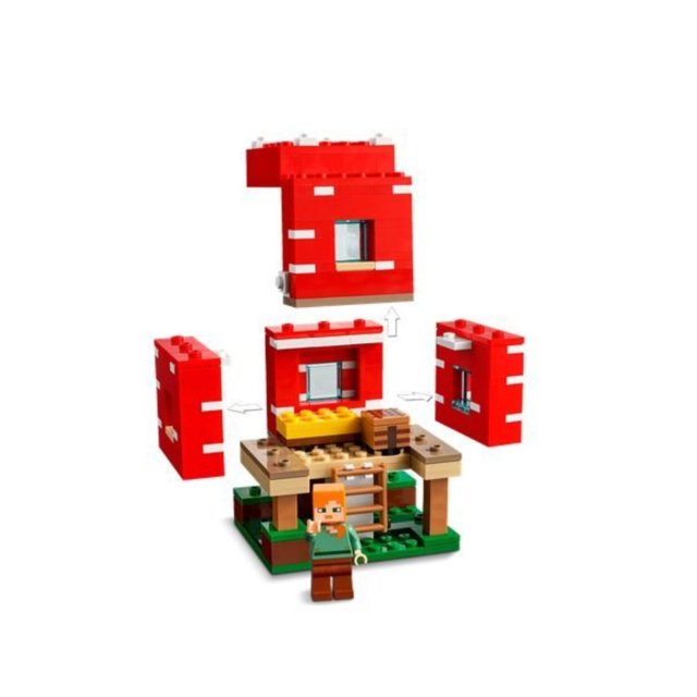 A Casa do Axolotl Lego Minecraft - Brinquedos de Montar e